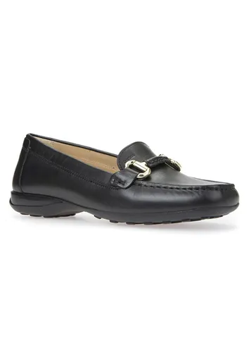 Giày Mọi Nữ Geox D EUXO D SMO.LEA Màu Đen Size 39